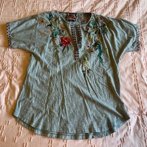 Johnny Was Embroidered Blouse